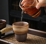 Handmade Rough Ceramic Coffee Mug 6oz 170ml