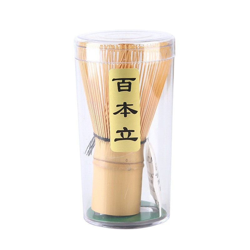 Handcrafted Golden Bamboo Matcha Whisk, Traditional Japanese