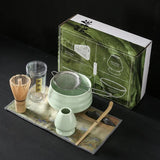 20Pcs ZENRC Ceremonial Matcha Tea Gift Set of 7 (Green)