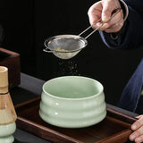Matcha bowl and sifter