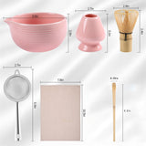 ZENRC Ceremony Matcha Kit Set of 6 (Pink)