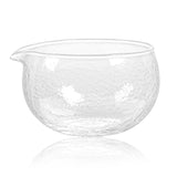 ZENRC Glass Matcha Bowl with Spout 400 ml 13.5 oz