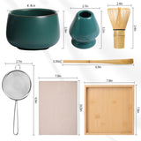 ZENRC Authentic Matcha Tea Set of 7 (Green)
