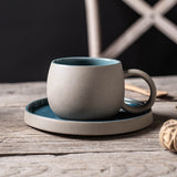 10 oz Ceramic Coffee Latte Art Cup with Saucer